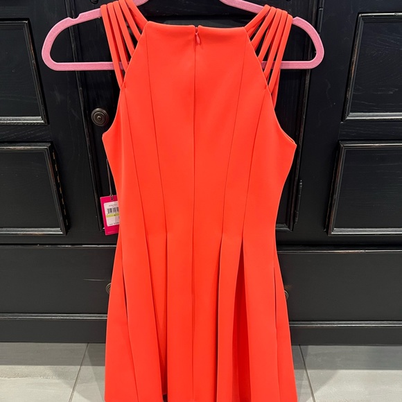 Vincent Camuto fit and flare dress with pockets - Picture 5 of 7